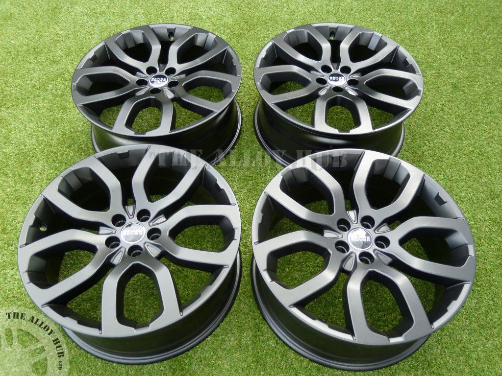 RANGE ROVER EVOQUE 20INCH SATIN BLACK STEALTH GENUINE ALLOY WHEELS